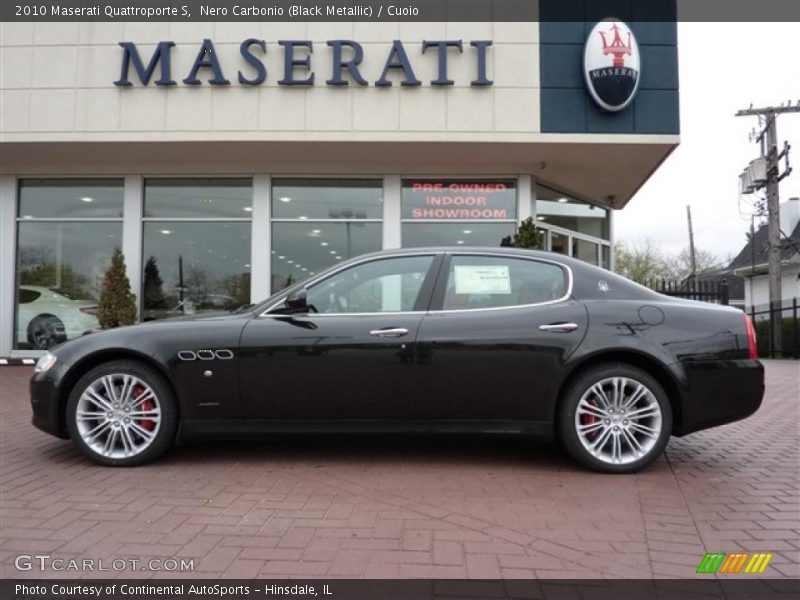 Nero Carbonio (Black Metallic) / Cuoio 2010 Maserati Quattroporte S