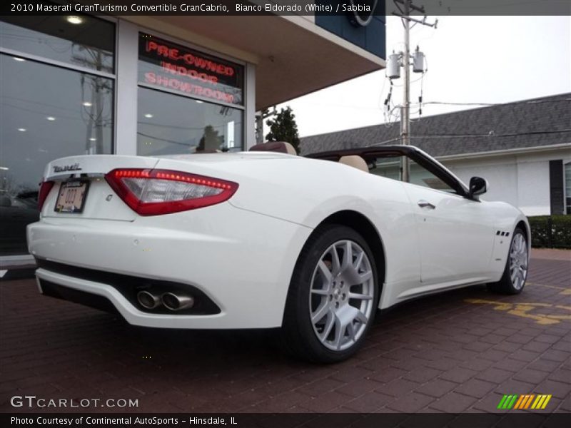 Bianco Eldorado (White) / Sabbia 2010 Maserati GranTurismo Convertible GranCabrio