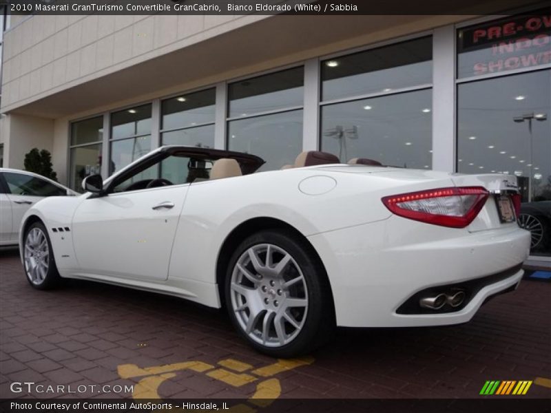Bianco Eldorado (White) / Sabbia 2010 Maserati GranTurismo Convertible GranCabrio