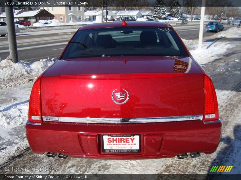 Crystal Red / Ebony 2009 Cadillac DTS Luxury