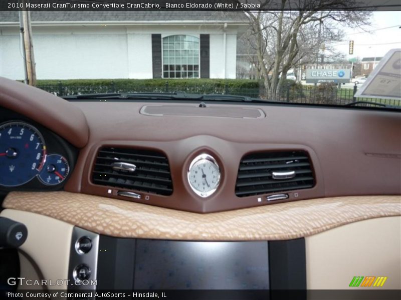 Bianco Eldorado (White) / Sabbia 2010 Maserati GranTurismo Convertible GranCabrio