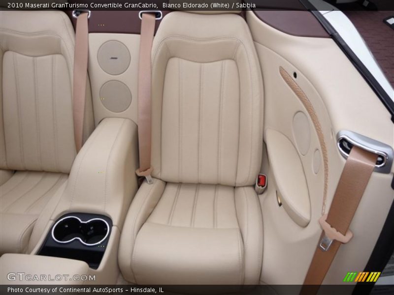 Bianco Eldorado (White) / Sabbia 2010 Maserati GranTurismo Convertible GranCabrio