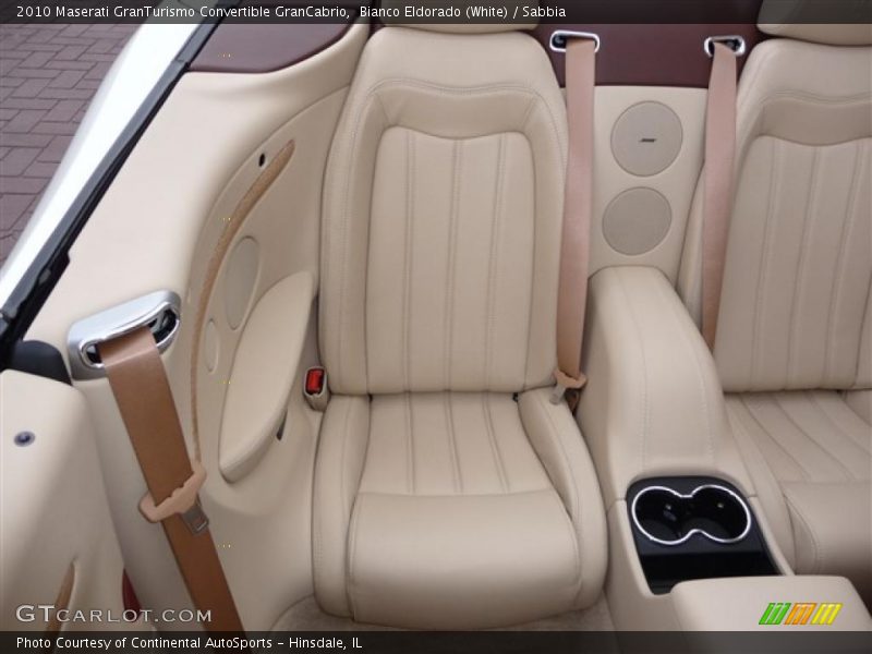 Bianco Eldorado (White) / Sabbia 2010 Maserati GranTurismo Convertible GranCabrio