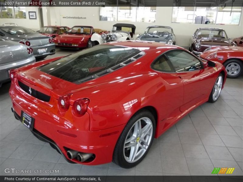 Rosso Corsa (Red) / Cuoio 2007 Ferrari F430 Coupe F1