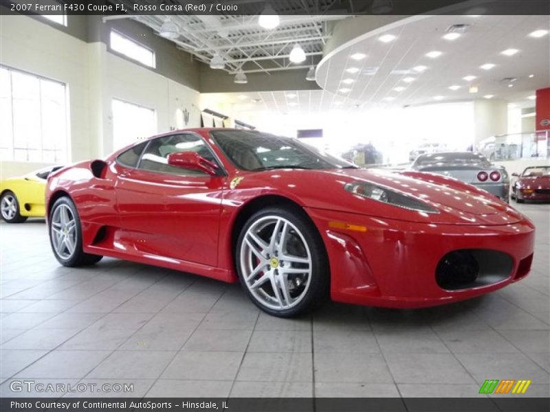 Rosso Corsa (Red) / Cuoio 2007 Ferrari F430 Coupe F1