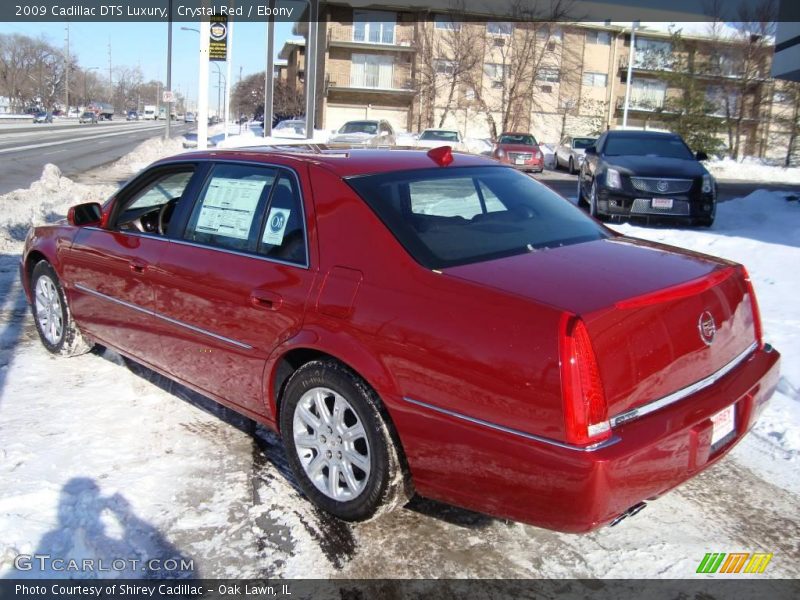 Crystal Red / Ebony 2009 Cadillac DTS Luxury