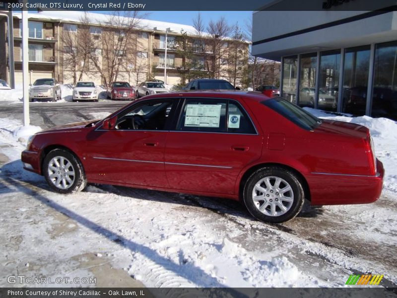 Crystal Red / Ebony 2009 Cadillac DTS Luxury