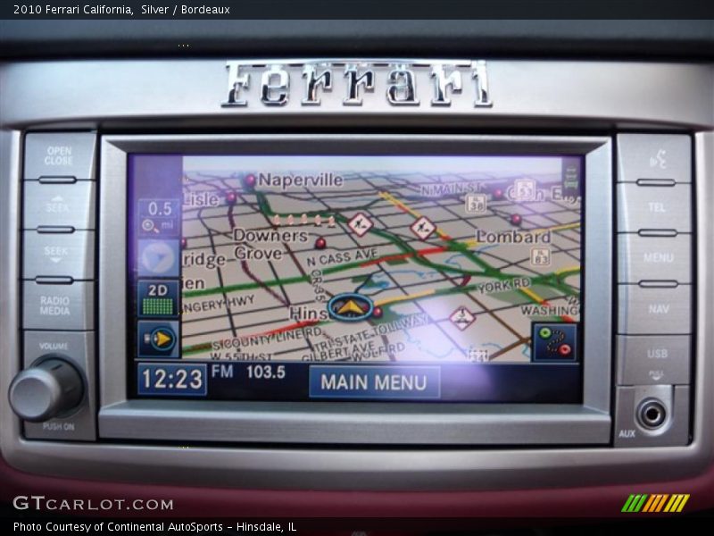 Navigation of 2010 California 
