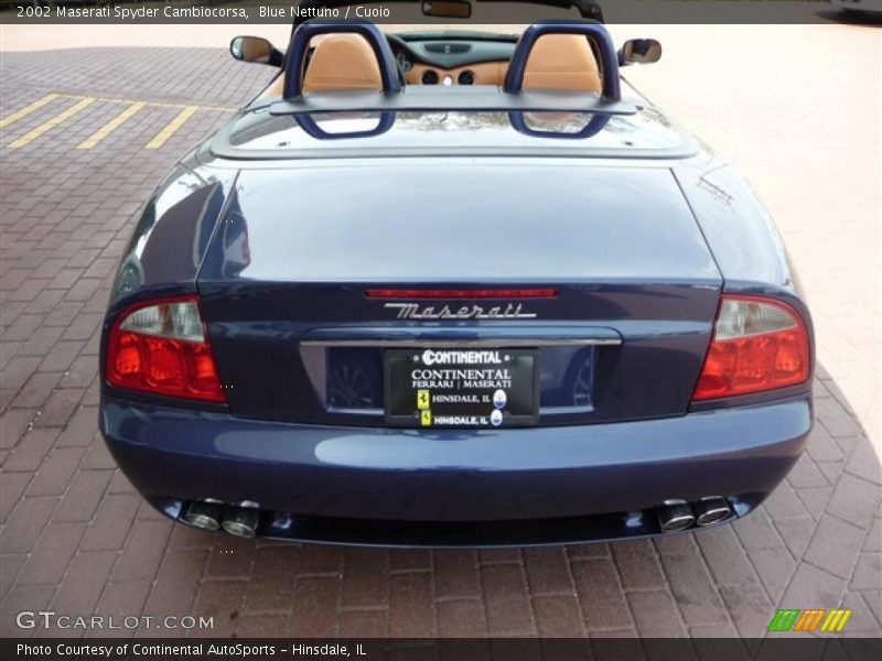 Blue Nettuno / Cuoio 2002 Maserati Spyder Cambiocorsa