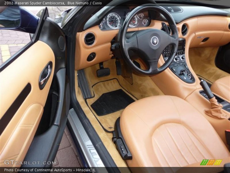 Blue Nettuno / Cuoio 2002 Maserati Spyder Cambiocorsa