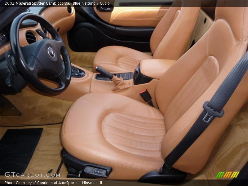 Blue Nettuno / Cuoio 2002 Maserati Spyder Cambiocorsa