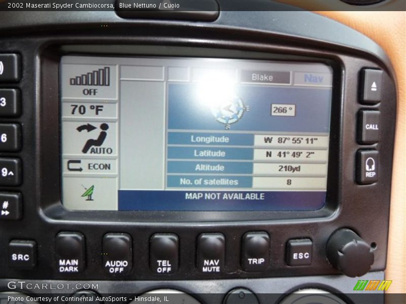 Blue Nettuno / Cuoio 2002 Maserati Spyder Cambiocorsa