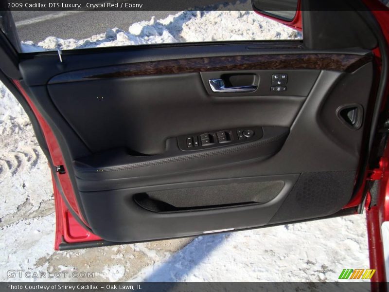 Crystal Red / Ebony 2009 Cadillac DTS Luxury