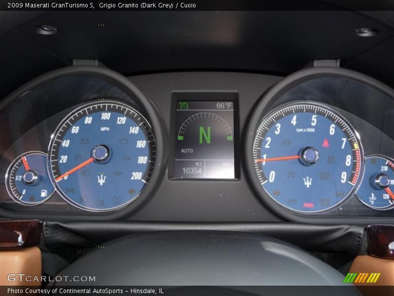 Grigio Granito (Dark Grey) / Cuoio 2009 Maserati GranTurismo S