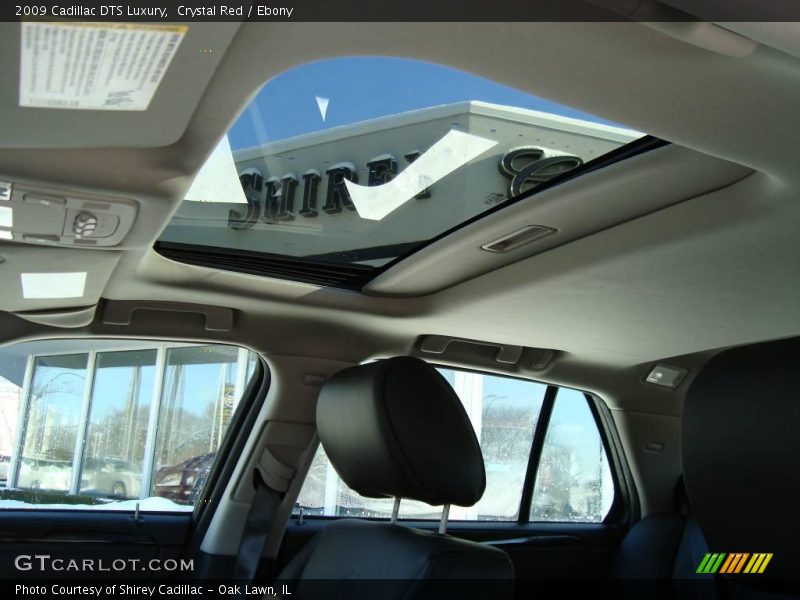 Crystal Red / Ebony 2009 Cadillac DTS Luxury