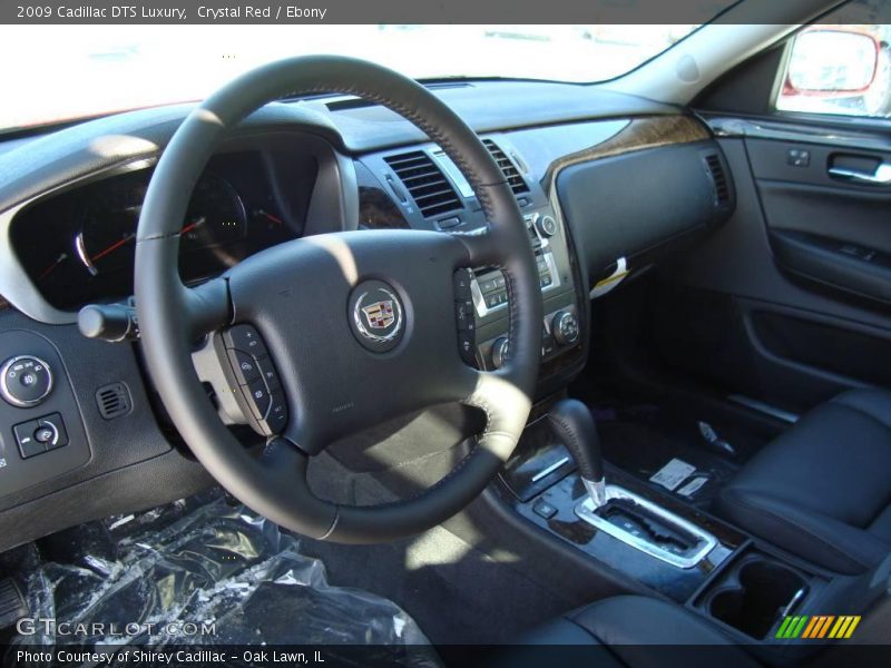 Crystal Red / Ebony 2009 Cadillac DTS Luxury