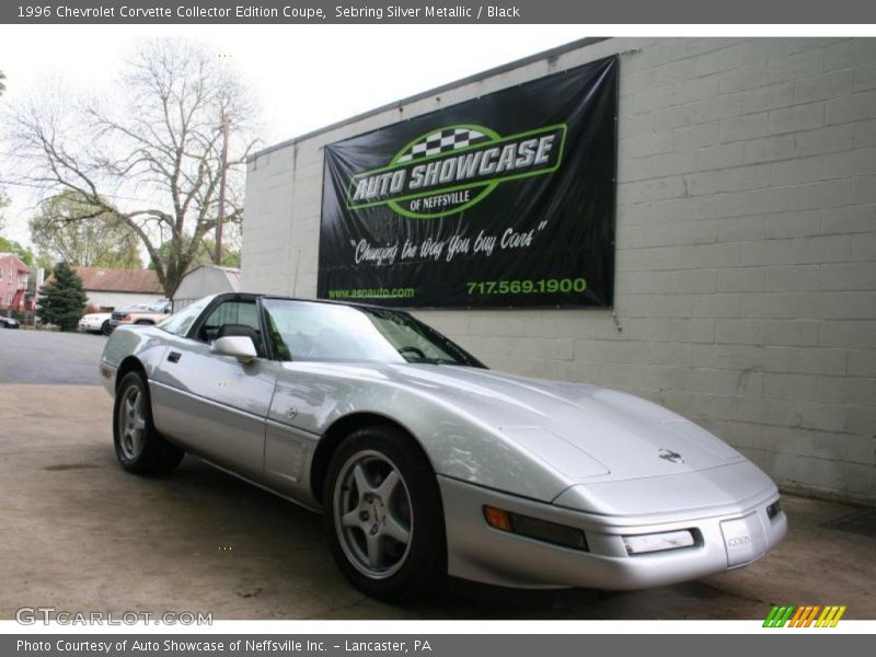 Sebring Silver Metallic / Black 1996 Chevrolet Corvette Collector Edition Coupe
