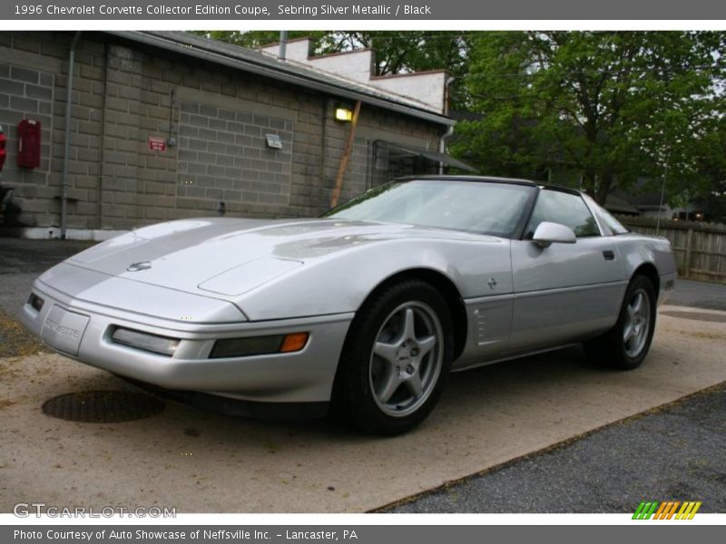 Sebring Silver Metallic / Black 1996 Chevrolet Corvette Collector Edition Coupe