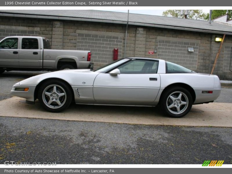 Sebring Silver Metallic / Black 1996 Chevrolet Corvette Collector Edition Coupe