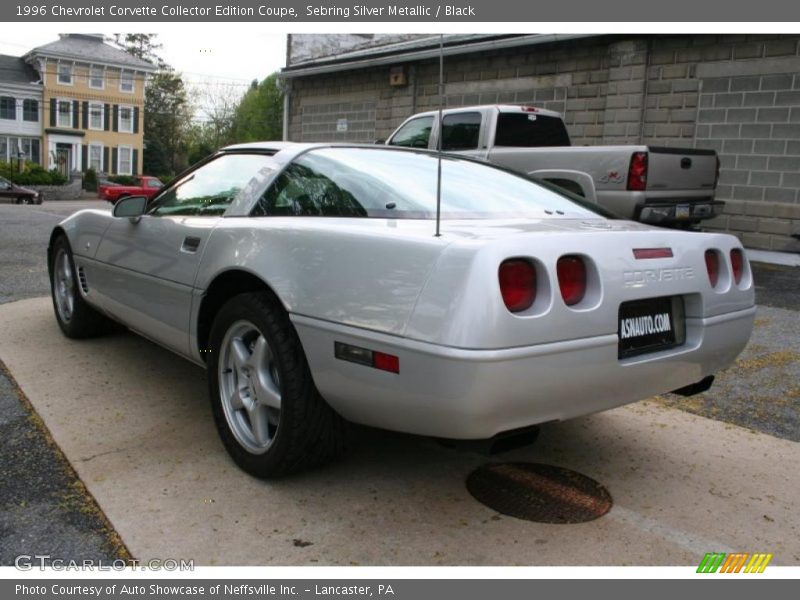 Sebring Silver Metallic / Black 1996 Chevrolet Corvette Collector Edition Coupe