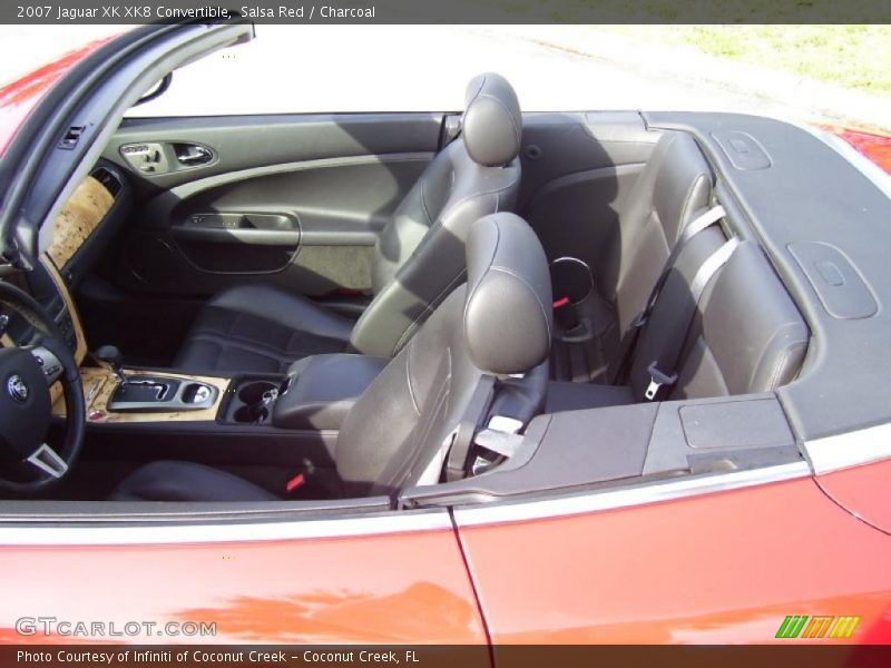 Salsa Red / Charcoal 2007 Jaguar XK XK8 Convertible