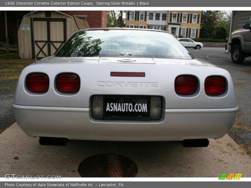 Sebring Silver Metallic / Black 1996 Chevrolet Corvette Collector Edition Coupe