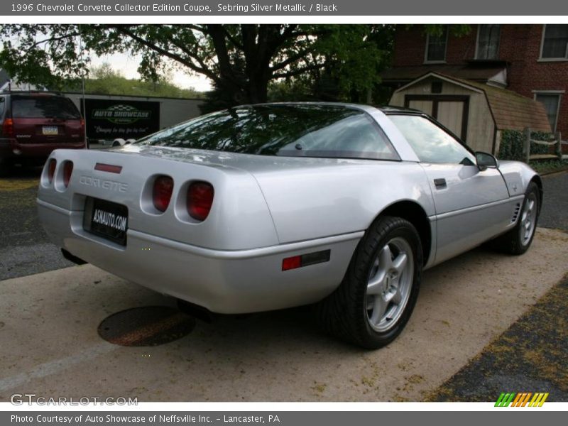 Sebring Silver Metallic / Black 1996 Chevrolet Corvette Collector Edition Coupe