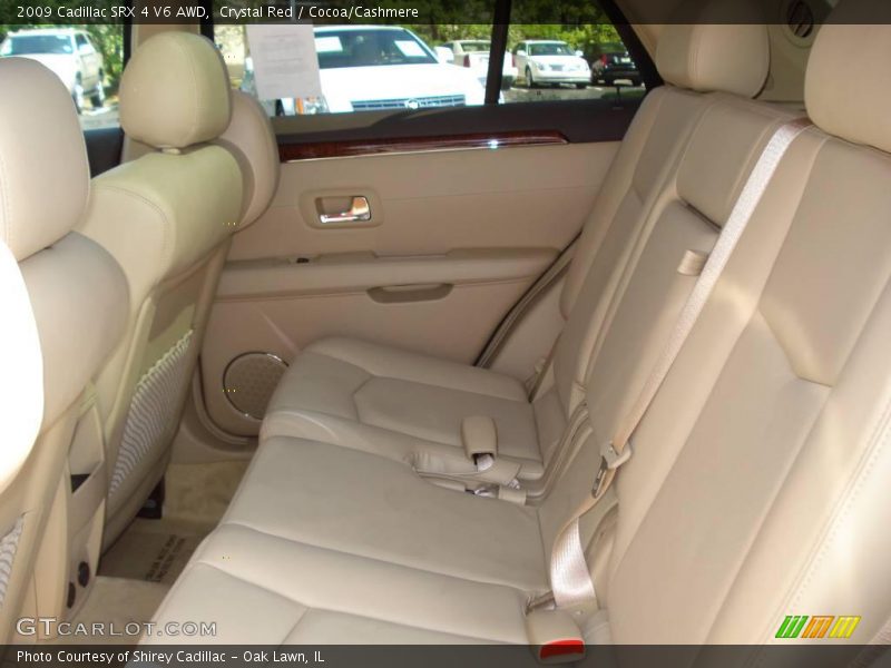 Crystal Red / Cocoa/Cashmere 2009 Cadillac SRX 4 V6 AWD
