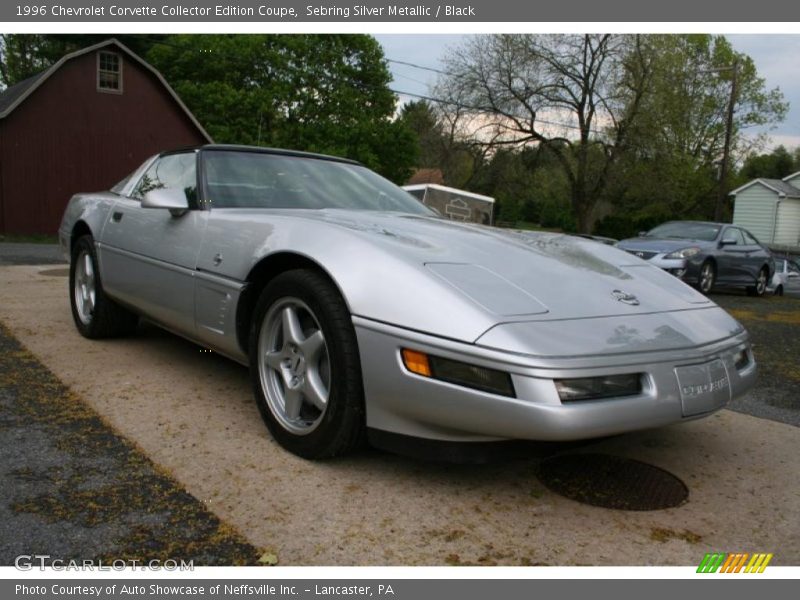 Sebring Silver Metallic / Black 1996 Chevrolet Corvette Collector Edition Coupe