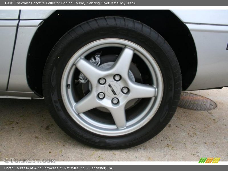 Sebring Silver Metallic / Black 1996 Chevrolet Corvette Collector Edition Coupe