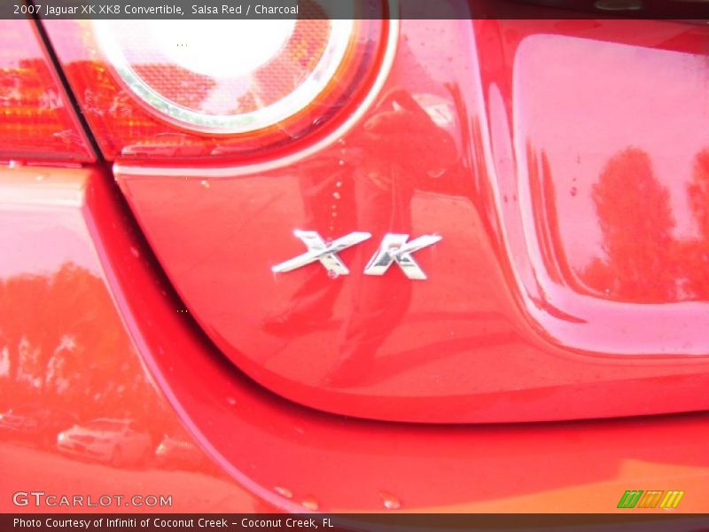 Salsa Red / Charcoal 2007 Jaguar XK XK8 Convertible