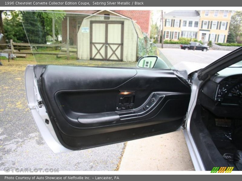 Sebring Silver Metallic / Black 1996 Chevrolet Corvette Collector Edition Coupe