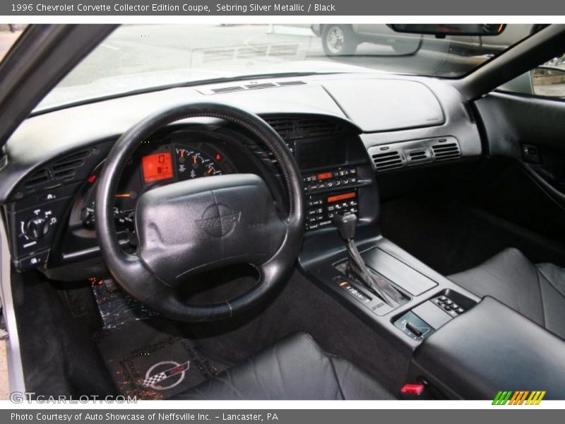 Sebring Silver Metallic / Black 1996 Chevrolet Corvette Collector Edition Coupe