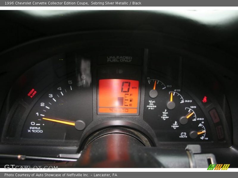 Sebring Silver Metallic / Black 1996 Chevrolet Corvette Collector Edition Coupe