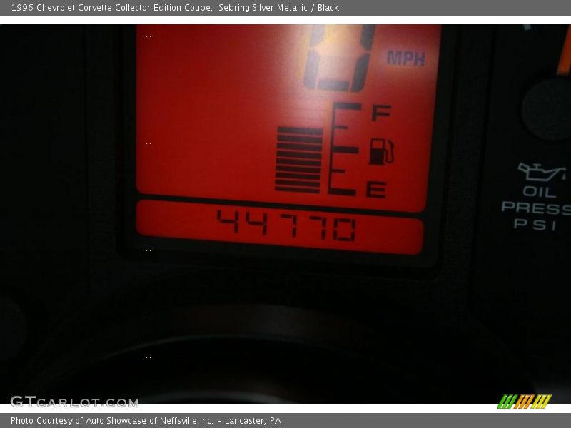 Sebring Silver Metallic / Black 1996 Chevrolet Corvette Collector Edition Coupe