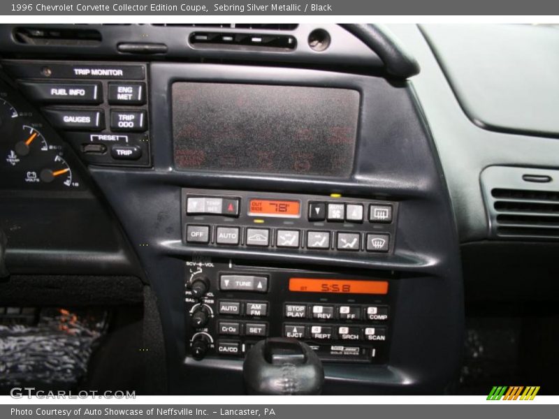 Sebring Silver Metallic / Black 1996 Chevrolet Corvette Collector Edition Coupe