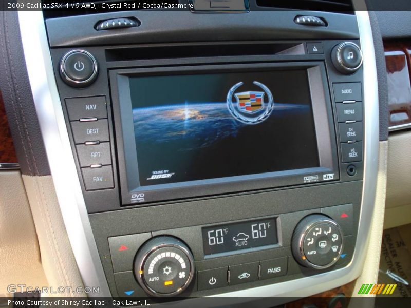 Crystal Red / Cocoa/Cashmere 2009 Cadillac SRX 4 V6 AWD