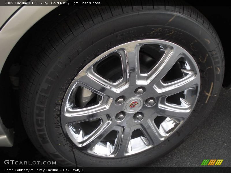 Gold Mist / Light Linen/Cocoa 2009 Cadillac DTS Luxury