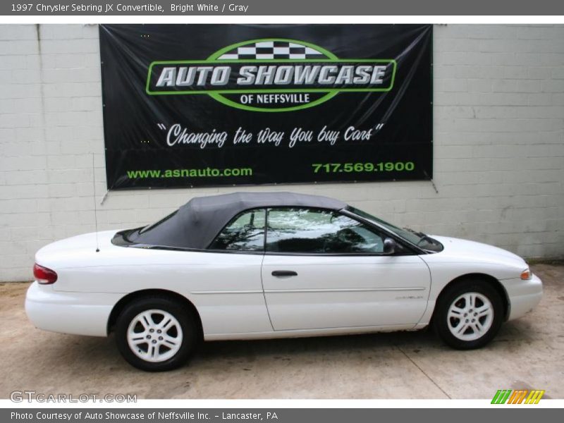 Bright White / Gray 1997 Chrysler Sebring JX Convertible