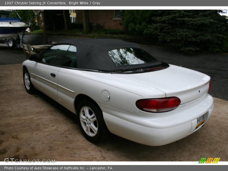 Bright White / Gray 1997 Chrysler Sebring JX Convertible