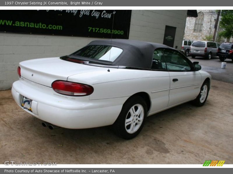 Bright White / Gray 1997 Chrysler Sebring JX Convertible