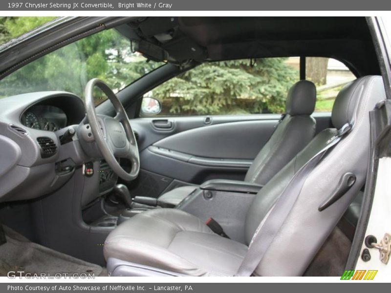 Bright White / Gray 1997 Chrysler Sebring JX Convertible