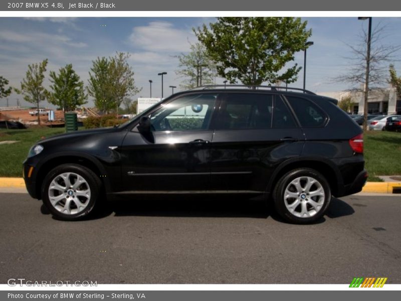 Jet Black / Black 2007 BMW X5 4.8i