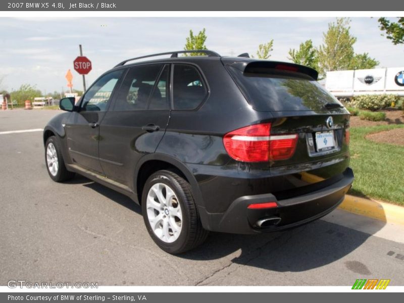 Jet Black / Black 2007 BMW X5 4.8i