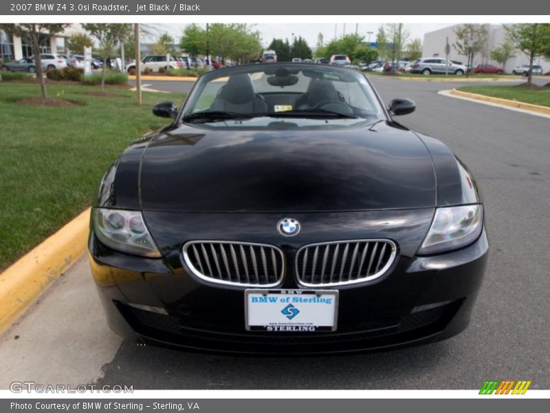 Jet Black / Black 2007 BMW Z4 3.0si Roadster