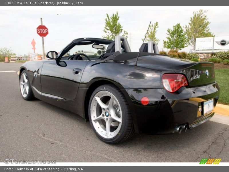 Jet Black / Black 2007 BMW Z4 3.0si Roadster