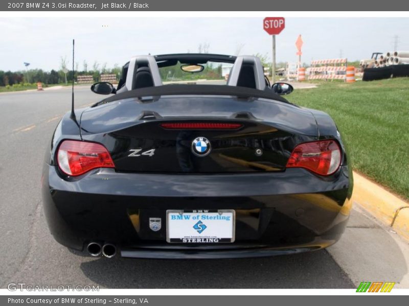 Jet Black / Black 2007 BMW Z4 3.0si Roadster