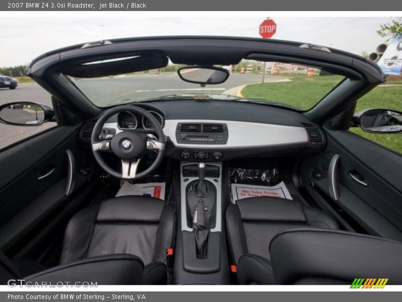 Jet Black / Black 2007 BMW Z4 3.0si Roadster