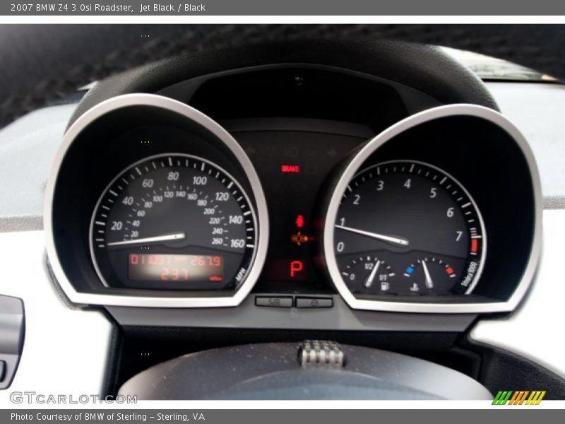 Jet Black / Black 2007 BMW Z4 3.0si Roadster