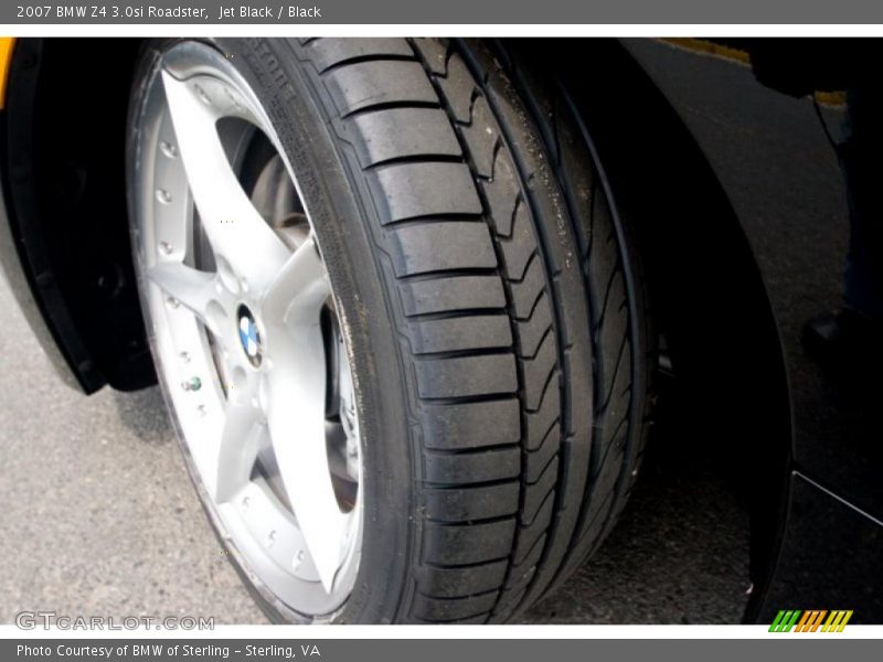 Jet Black / Black 2007 BMW Z4 3.0si Roadster